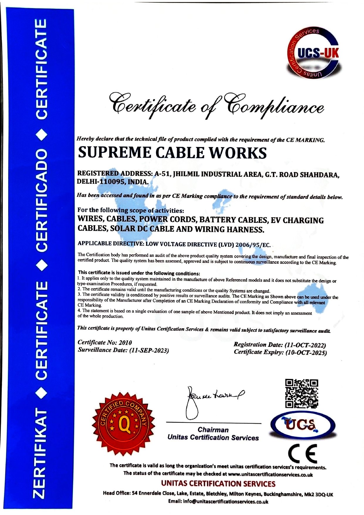 Certificate 2